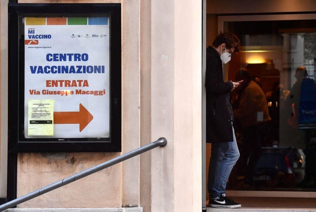 Covid-19: Itália alivia limitações para quem tem calendário vacinal completo