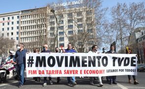 Motoristas e parceiros TVDE em protesto em Lisboa e no Porto por taxa fixa nos serviços
