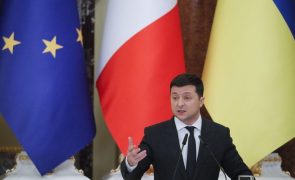 Ucrânia: Presidente Zelensky pede que não seja semeado o pânico