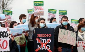 Centenas de populares manifestaram-se contra extração de lítio na zona da Lixa