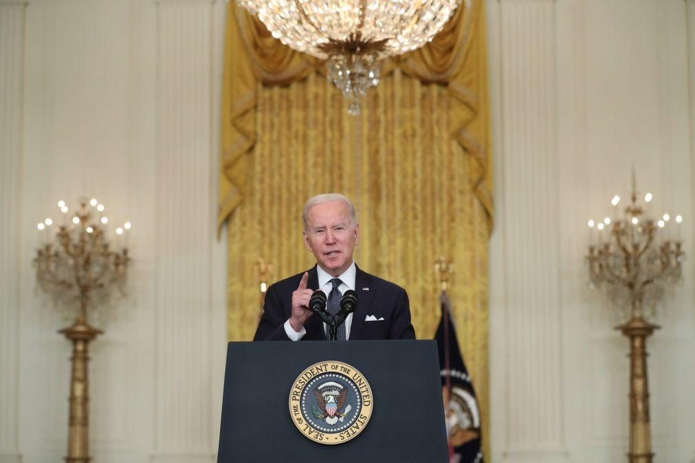 Ucrânia: Joe Biden diz que ainda
