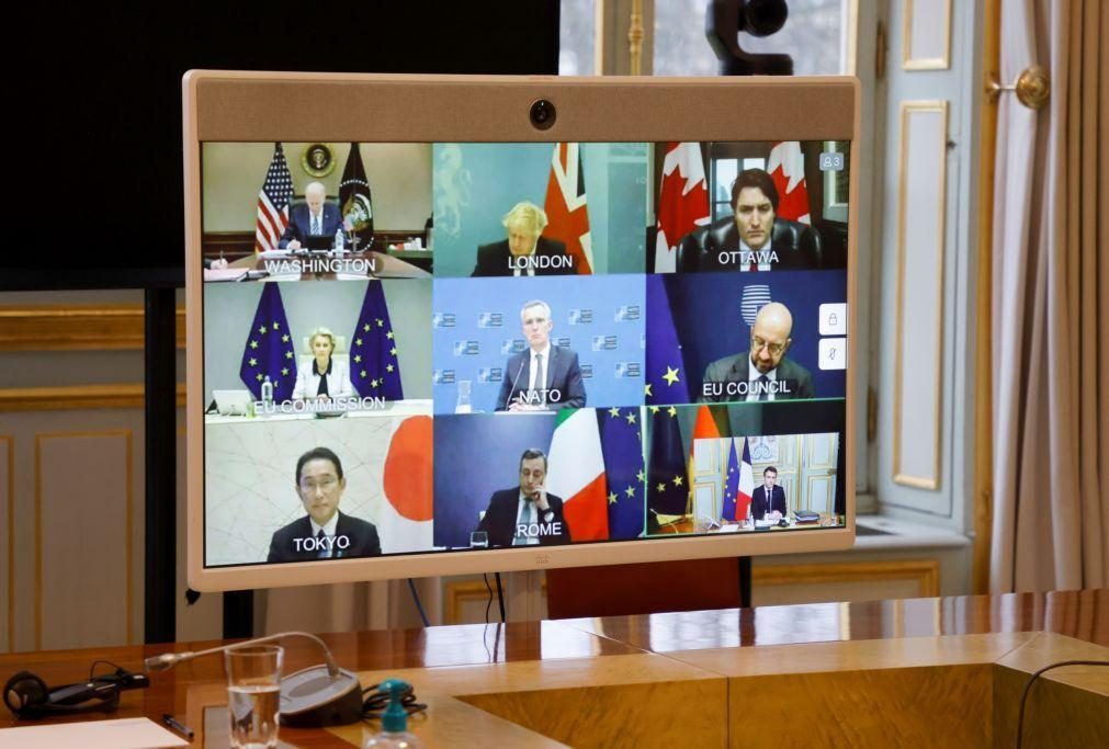 Ucrânia: Líderes do G7 unidos em condenar 
