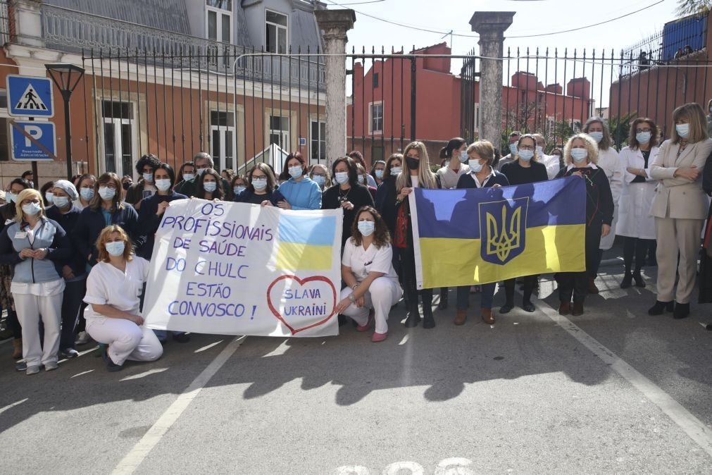 Ucrânia: Cerca de 100 profissionais de saúde solidários com povo ucraniano no Hospital S. José
