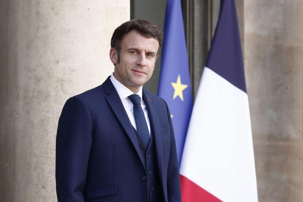 Macron é candidato para 