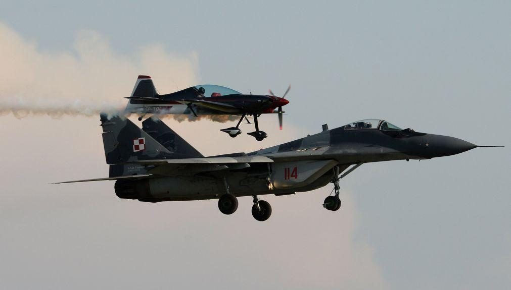 Ucrânia: Polónia pronta para entregar todos os seus caças MiG-29 aos EUA
