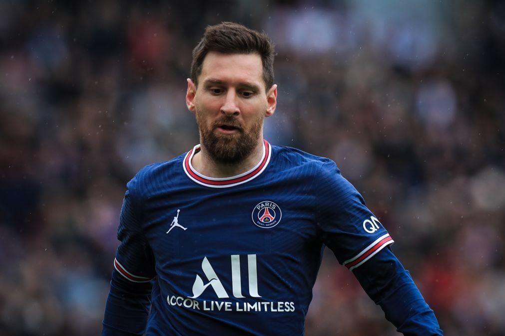 Lionel Messi está com gripe e vai falhar visita do Paris Saint-Germain ao Mónaco