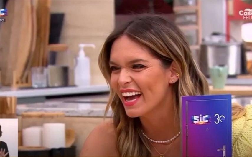 Diana Chaves Faz asneira em direto ao servir café a João Paulo Sousa: