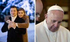 Olena Zelenska cada vez mais próxima do Papa Francisco