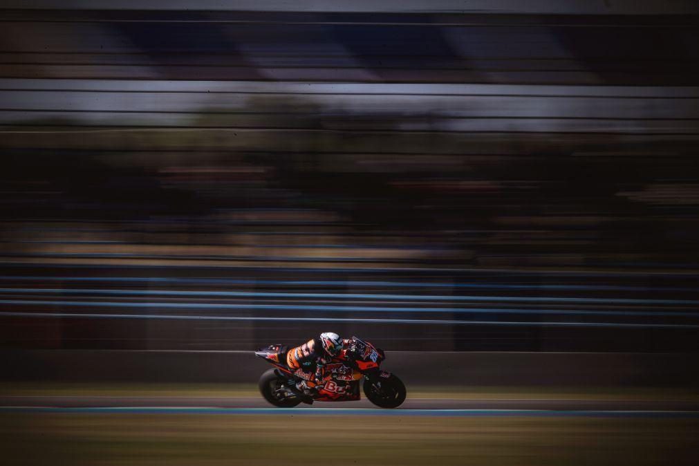 Miguel Oliveira nos últimos lugares nos treinos livres do GP das Américas