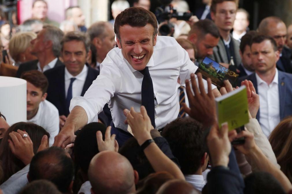 França: Últimas sondagens dão Macron com mais de 10% de vantagem face a  Le Pen
