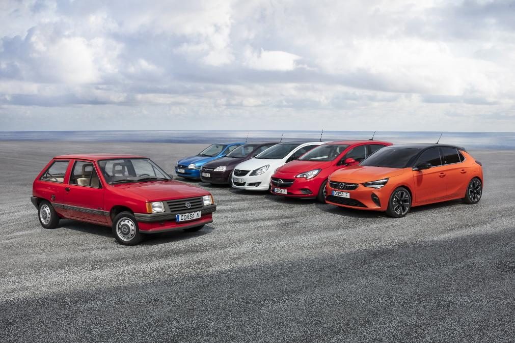 Opel Corsa: Uma história de 40 anos de sucesso em seis atos
