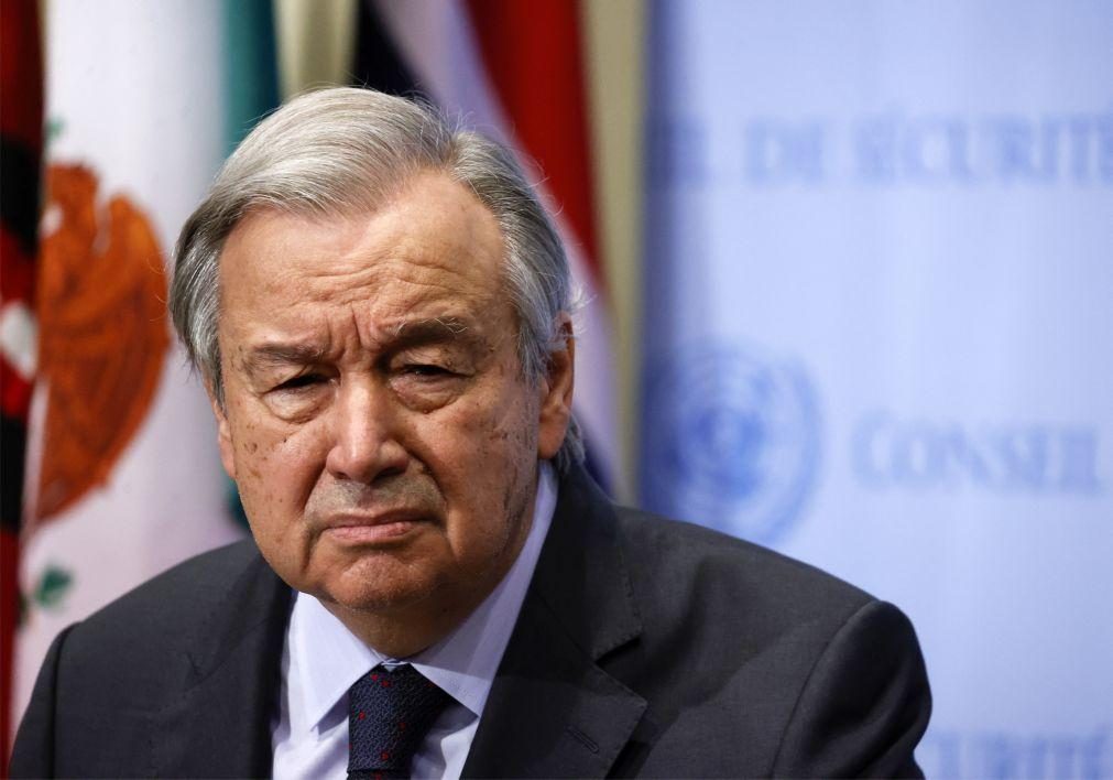 António Guterres diz que uma guerra no século XXI é um absurdo