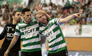 Sporting goleia ACCS Asnieres e apura-se para final da 'Champions' de futsal