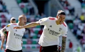Benfica vence Marítimo na Madeira com novo golo de Darwin