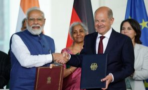 Alemanha e Índia assinam acordos de 10.000 ME para desenvolvimento sustentável