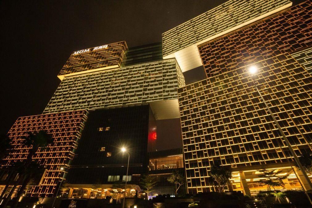 Lucros da operadora de jogo de Macau MGM caem quase 50% no primeiro trimestre