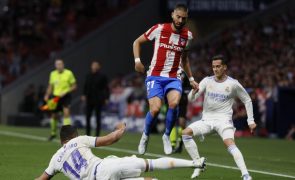 Campeão Real Madrid perde dérbi em casa do Atlético