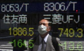 Bolsa de Tóquio abre a perder 1,22%