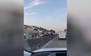 Acidente na A1 corta trânsito no sentido Norte-Sul junto Vila Franca de Xira [vídeo]