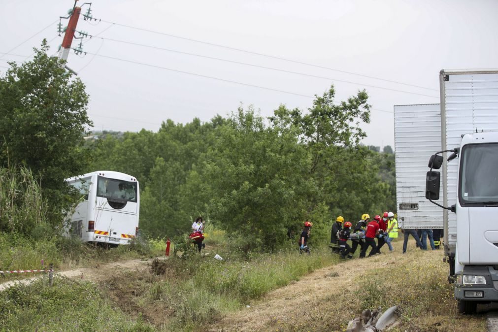 Motorista e dono de autocarro que se despistou na A1 é uma das vítimas mortais