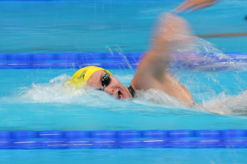 Nadadora Ariarne Titmus bate recorde do mundo dos 400 metros livres