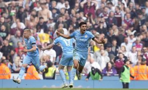 Manchester City revalida título de campeão inglês com três golos em seis minutos