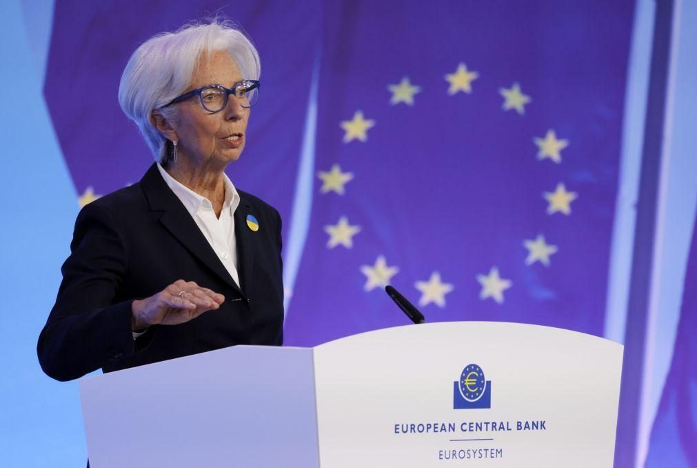 Lagarde prevê subida das taxas em julho e fim de juros negativos em setembro
