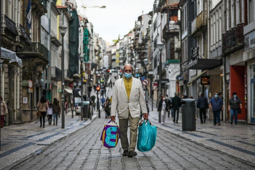 Mortalidade vai aumentar e máscara recomendada quando exista risco de contágio