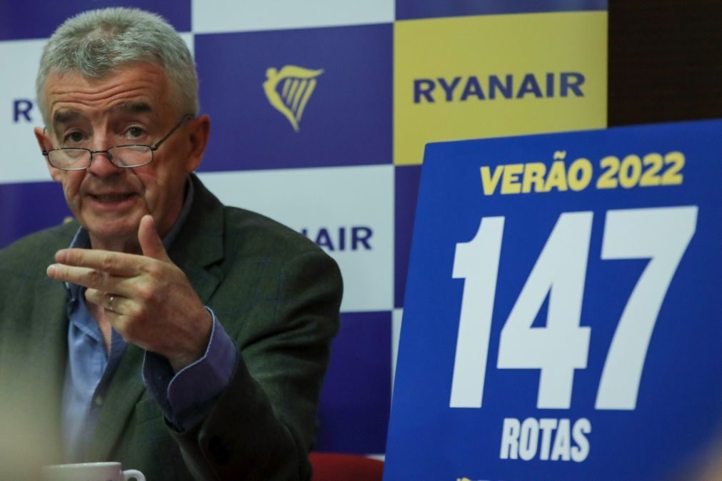 Ryanair espera ganhar 18 'slots' da TAP com utilização ao longo do ano