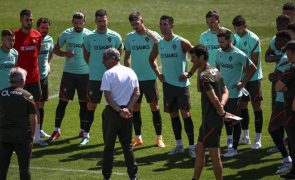 Liga das Nações: Danilo falha treino de Portugal devido a traumatismo no pé esquerdo