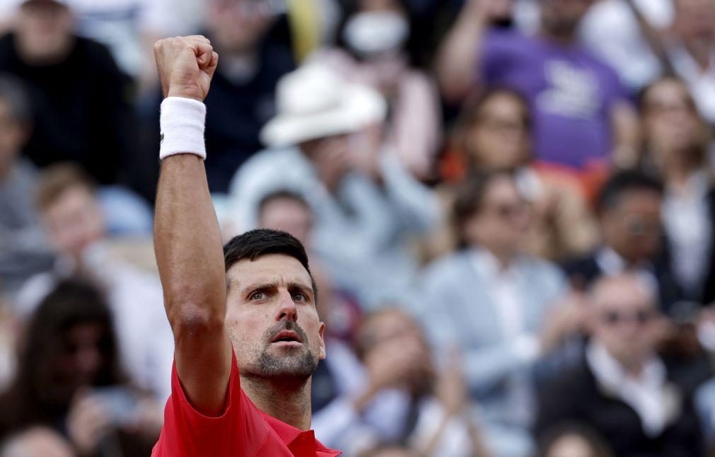 Roland Garros: Djokovic vence Schwartzman e está nos 'quartos'