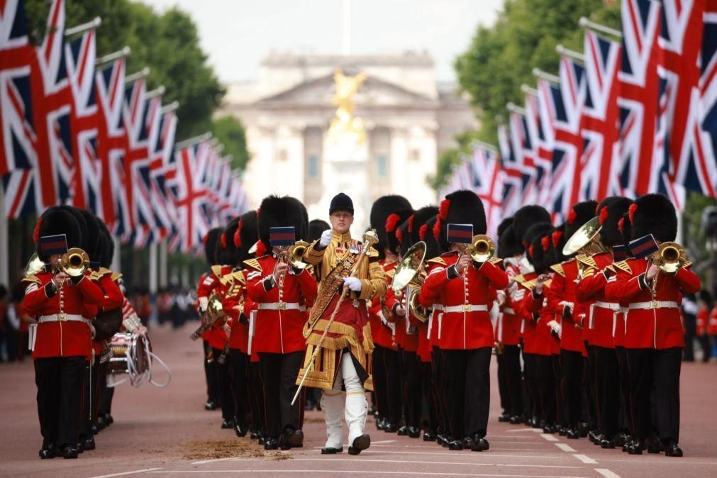 Jubileu de Platina. Desfile militar para honrar Isabel II decorreu em Londres