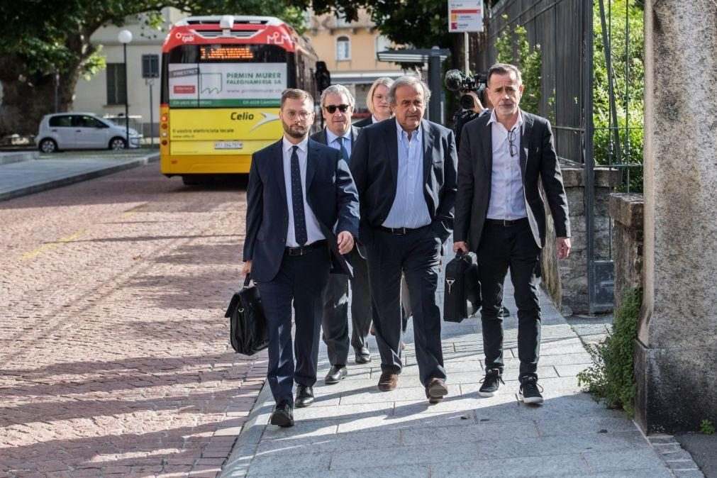 Blatter e Platini começaram a ser julgados na Suíça