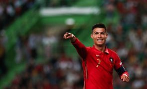 Liga das Nações: Ronaldo, Moutinho e Guerreiro não viajam para a Suíça