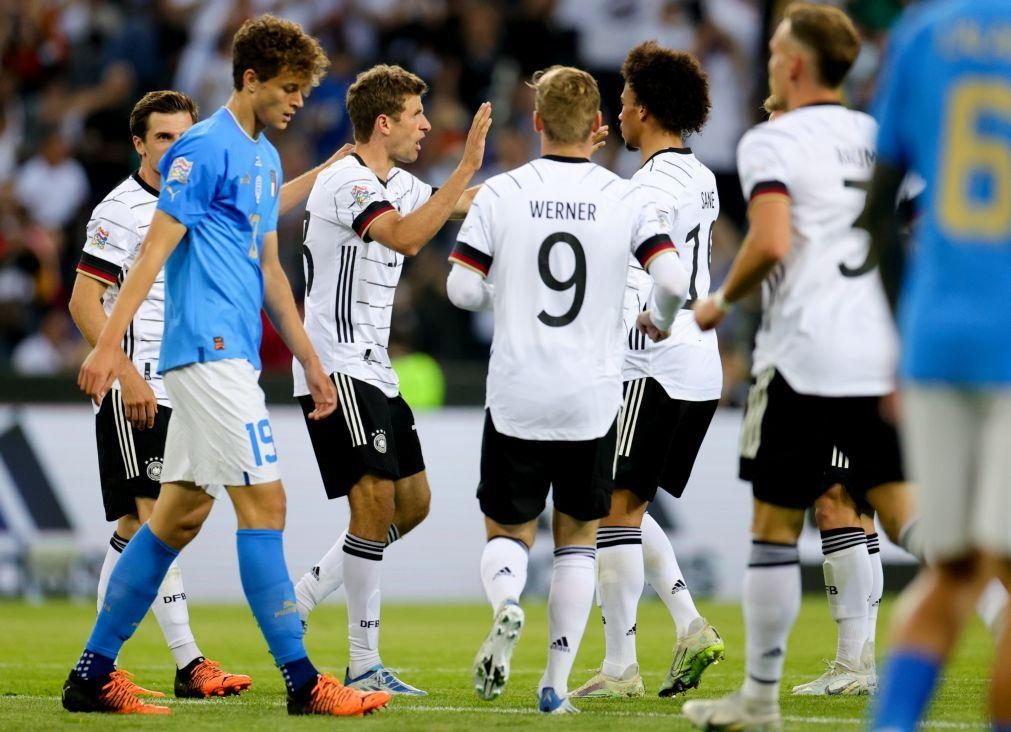 Liga das Nações: Alemanha 'humilha' Itália, Hungria volta a golear em Inglaterra