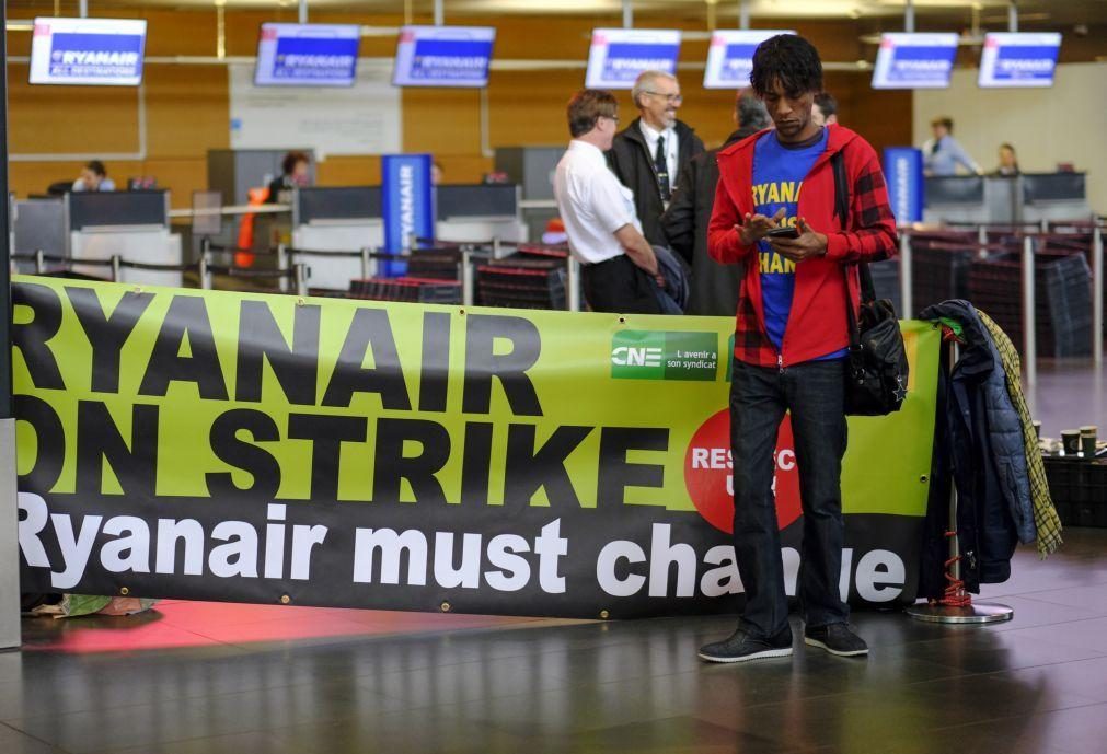 Pilotos da Ryanair na Bélgica em greve de 24 a 26 de junho