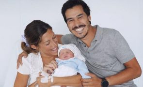 Já nasceu o terceiro filho de Francisco Garcia. Veja a primeira foto do bebé