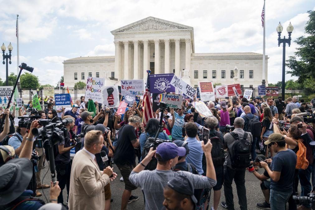 Manifestações após Supremo dos EUA anular direito ao aborto