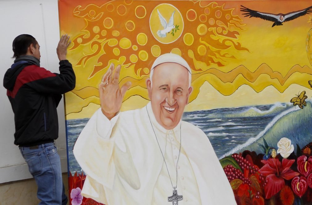 Papa Francisco inicia hoje na Colômbia a sua 20.ª visita oficial ao estrangeiro