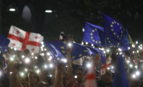 Milhares de pessoas manifestam-se na Geórgia pela adesão à UE