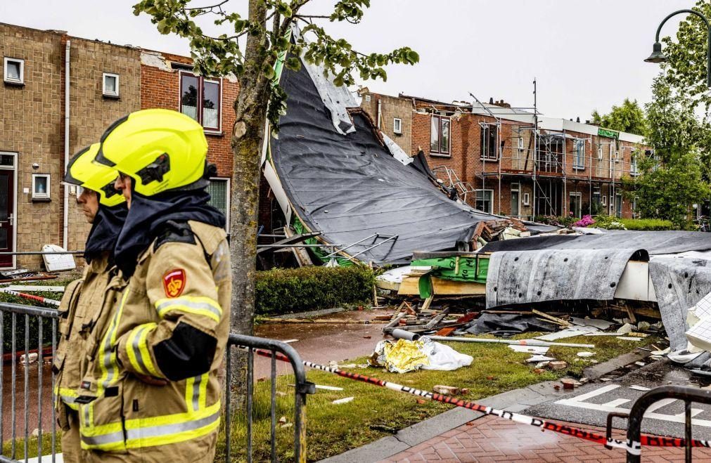 Um morto e nove feridos em tornado no sudoeste dos Países Baixos