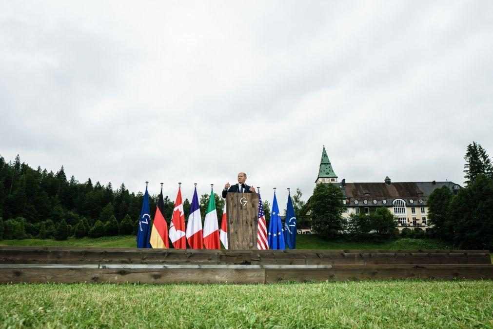 Líderes do G7 reforçam sanções contra Moscovo e apoio a Kiev