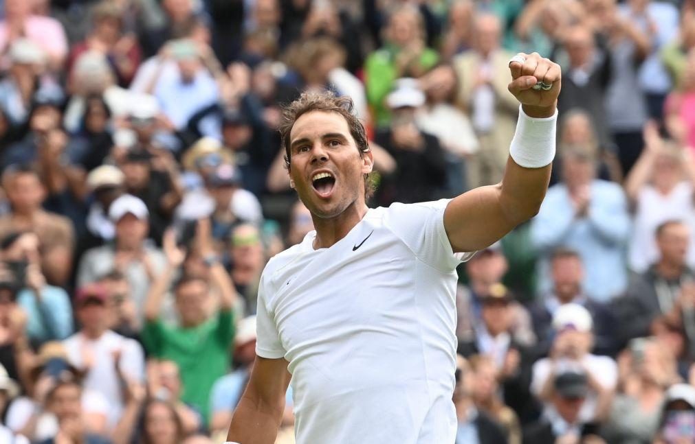 Wimbledon: Nadal vence Cerundolo e segue para a segunda ronda